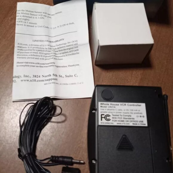 X10 Whole House VCR Controller UX21A-C NEW - Picture 2 of 3